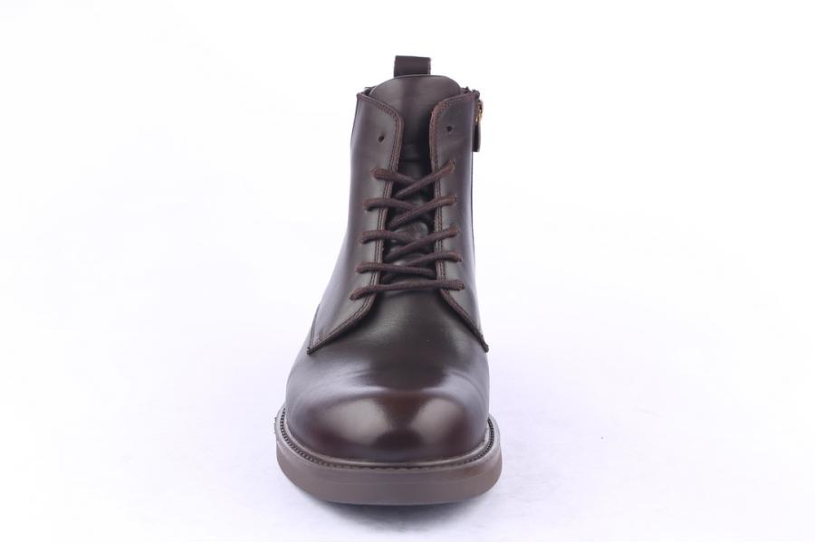 D.moro Shoes Men Leather Ankle Boots For Winter: M011 Brown (Wholesale)