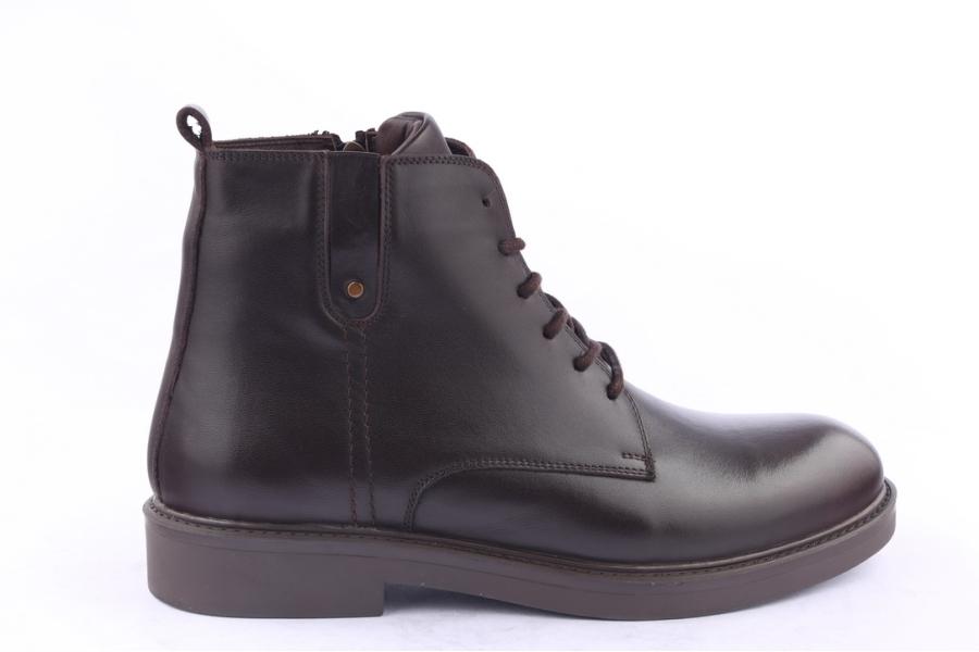 d.moro shoes Men Leather Ankle Boots for Winter: M011 Brown (Wholesale)