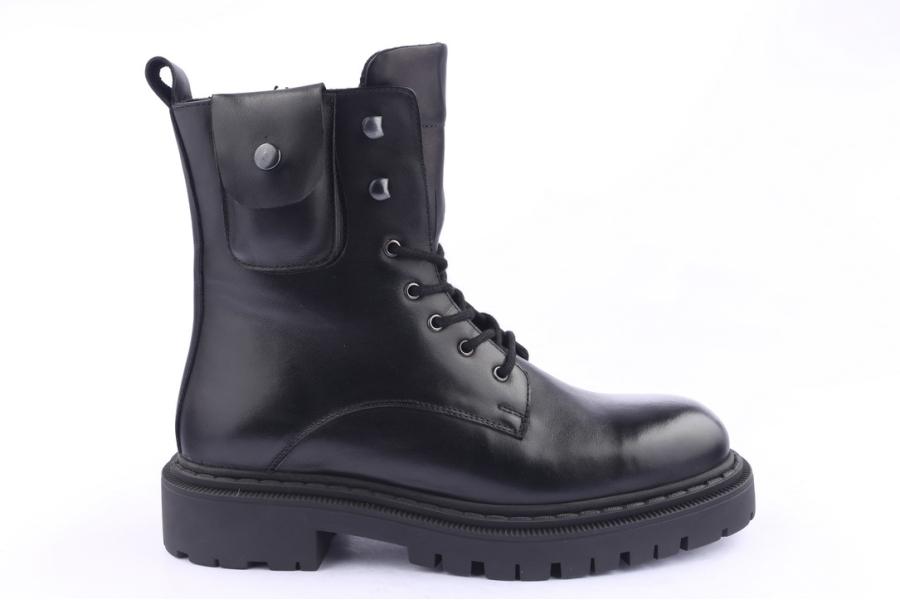 d.moro shoes Men Leather Ankle Boots for Winter: M021 Black (Wholesale)