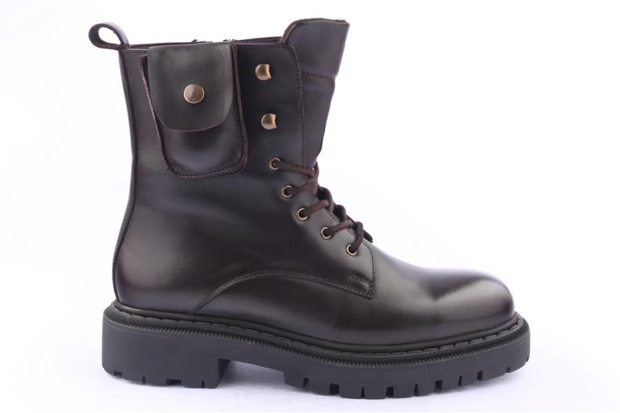 d.moro shoes Men Leather Ankle Boots for Winter: M021 Brown (Wholesale)