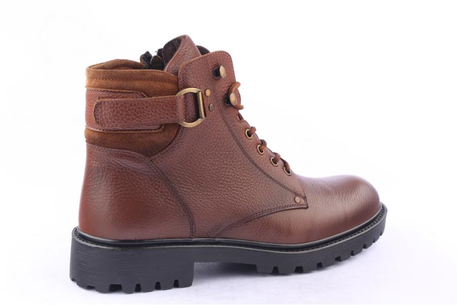 D.moro Shoes Men Leather Ankle Boots For Winter: M024 Tan (Wholesale)