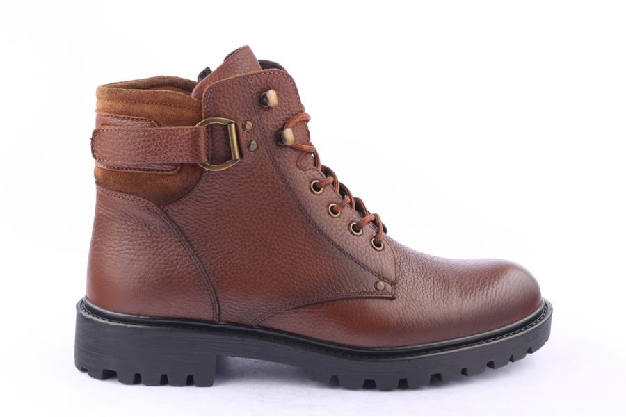 d.moro shoes Men Leather Ankle Boots for Winter: M024 Tan (Wholesale)