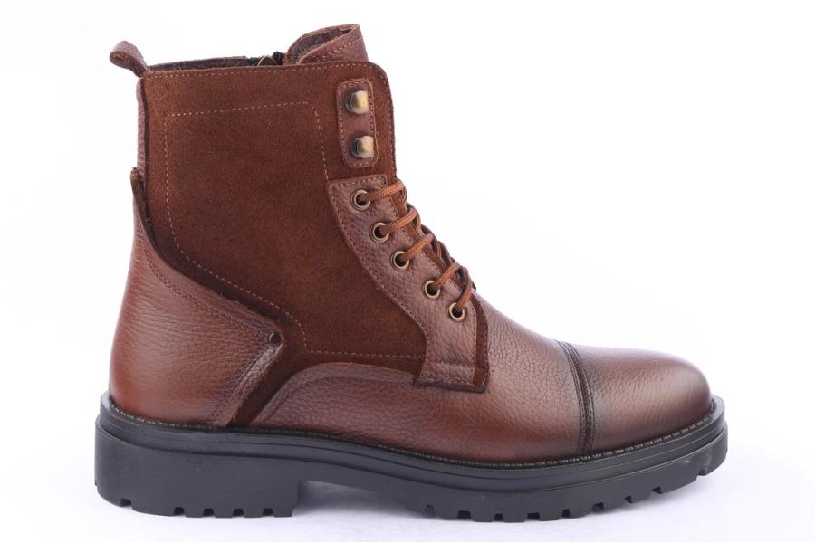 d.moro shoes Men Leather Ankle Boots for Winter: M025 Tan (Wholesale)