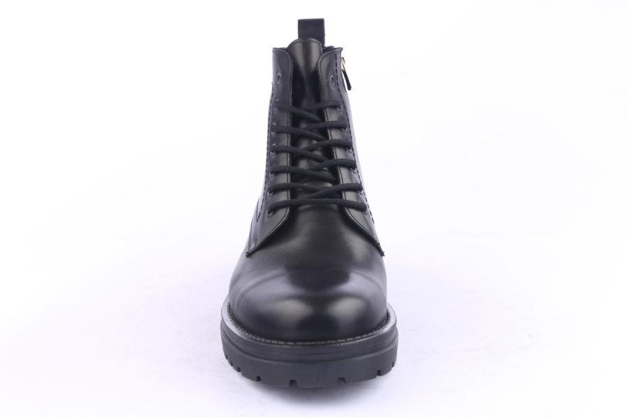 D.moro Shoes Men Leather Ankle Boots For Winter: M029 Black (Wholesale)