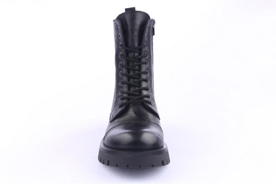 D.moro Shoes Men Leather Ankle Boots For Winter: M03 Black (Wholesale)
