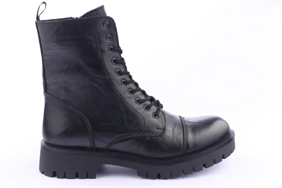 d.moro shoes Men Leather Ankle Boots for Winter: M03 Black (Wholesale)