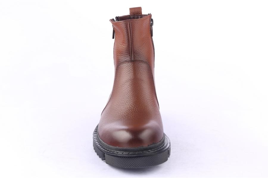 D.moro Shoes Men Leather Ankle Boots For Winter: M039 Tan (Wholesale)