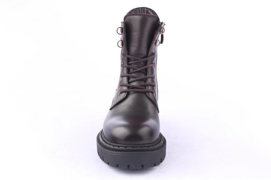 D.moro Shoes Men Leather Ankle Boots For Winter: M044 Brown (Wholesale)