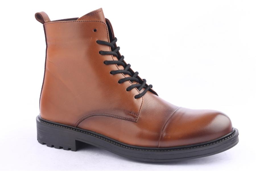D.moro Shoes Men Leather Ankle Boots For Winter: M047 Tan (Wholesale)