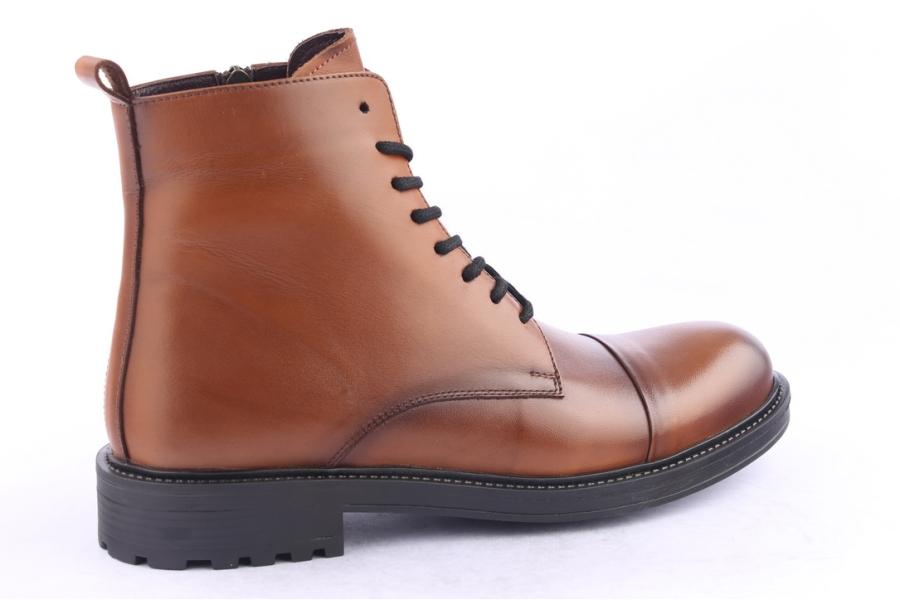 D.moro Shoes Men Leather Ankle Boots For Winter: M047 Tan (Wholesale)