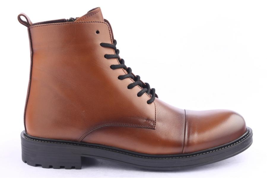 d.moro shoes Men Leather Ankle Boots for Winter: M047 Tan (Wholesale)