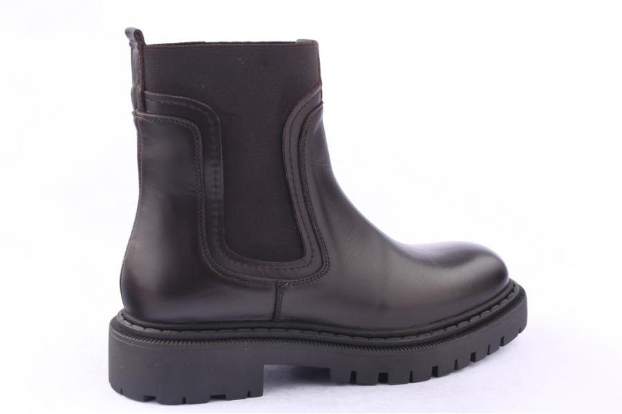 D.moro Shoes Men Leather Ankle Boots For Winter: M048 Black (Wholesale)