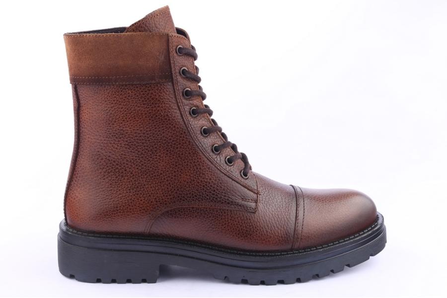d.moro shoes Men Leather Ankle Boots for Winter: M05 Tan (Wholesale)