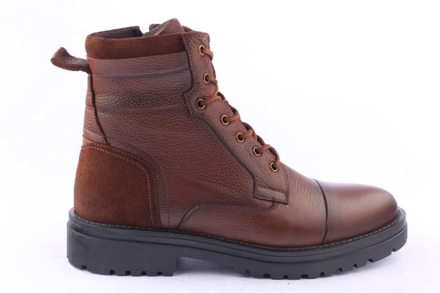 d.moro shoes Men Leather Ankle Boots for Winter: M050 Tan (Wholesale)
