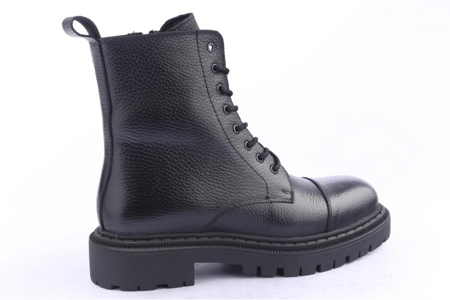 D.moro Shoes Men Leather Ankle Boots For Winter: M052 Black (Wholesale)