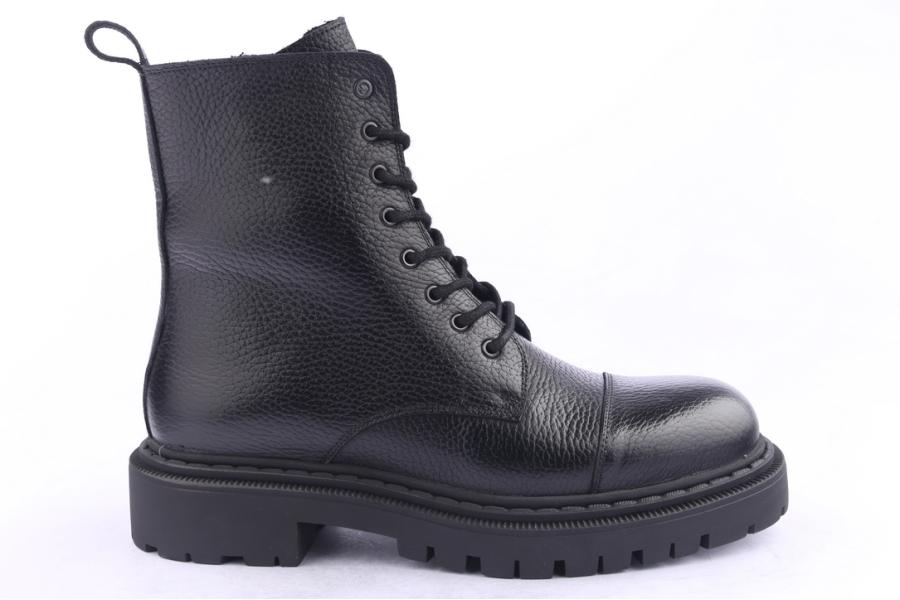 d.moro shoes Men Leather Ankle Boots for Winter: M052 Black (Wholesale)