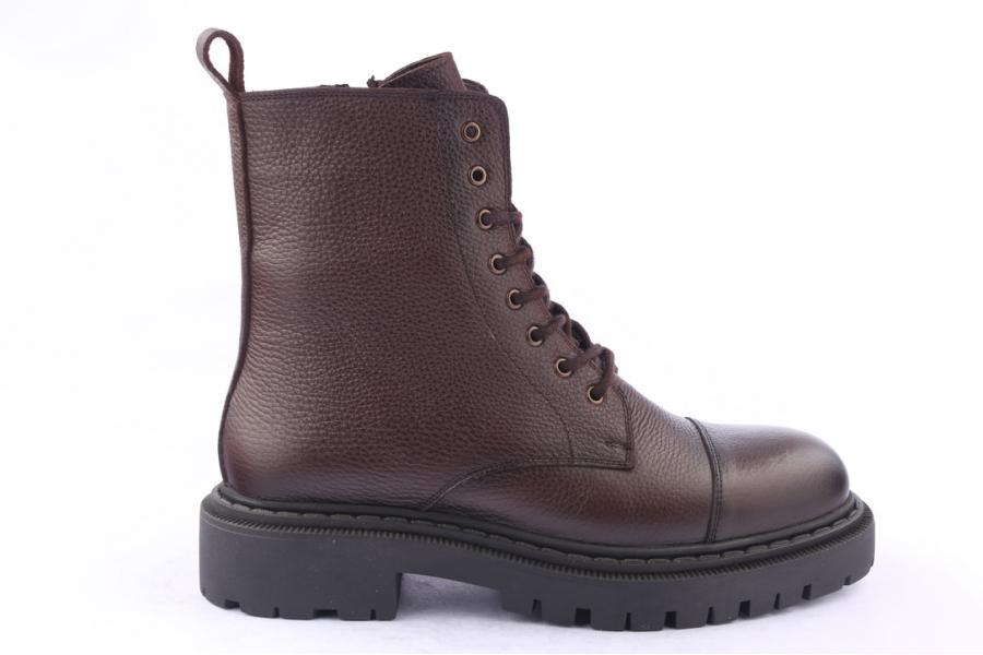 d.moro shoes Men Leather Ankle Boots for Winter: M052 Brown (Wholesale)