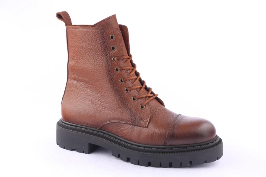 D.moro Shoes Men Leather Ankle Boots For Winter: M052 Tan (Wholesale)