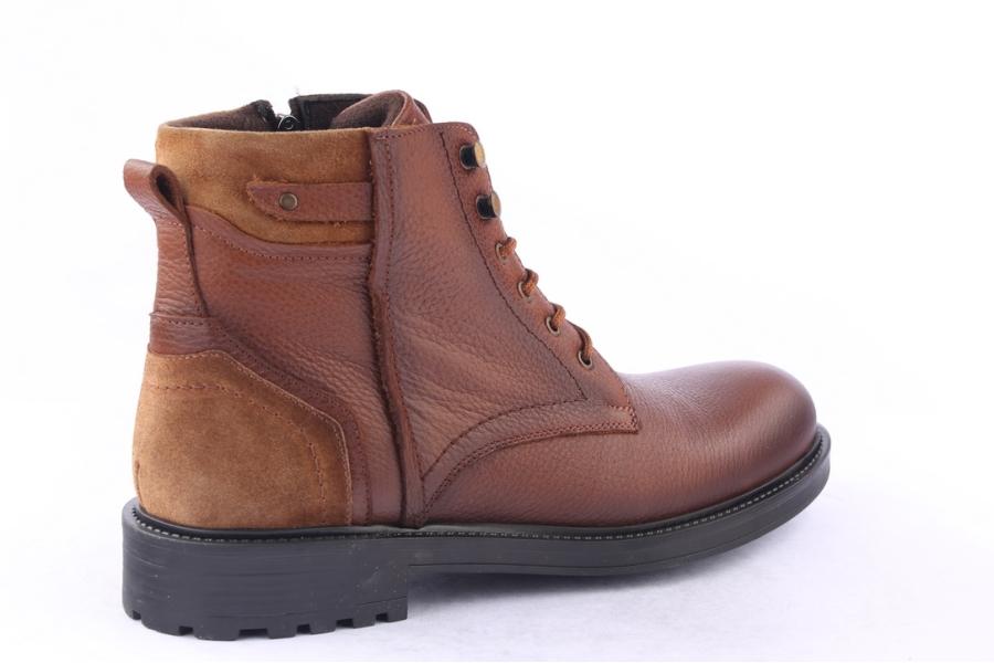 D.moro Shoes Men Leather Ankle Boots For Winter: M055 Tan (Wholesale)