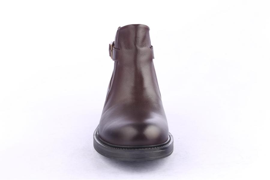 D.moro Shoes Men Leather Ankle Boots For Winter: M058 Brown (Wholesale)