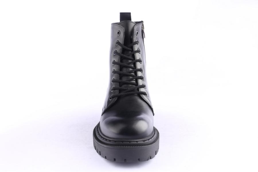 D.moro Shoes Men Leather Ankle Boots For Winter: M067 Black (Wholesale)