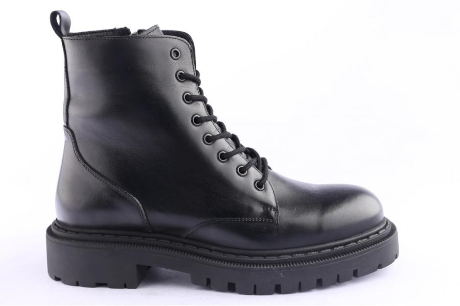 d.moro shoes Men Leather Ankle Boots for Winter: M067 Black (Wholesale)