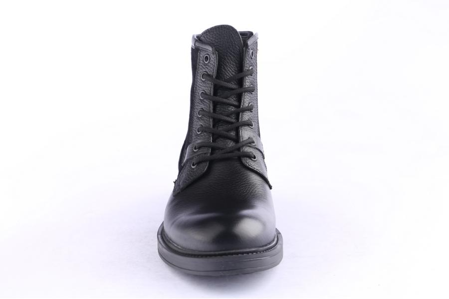 D.moro Shoes Men Leather Ankle Boots For Winter: M069 Black (Wholesale)