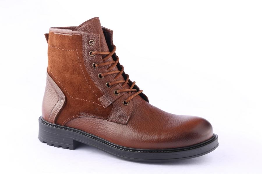 D.moro Shoes Men Leather Ankle Boots For Winter: M069 Tan (Wholesale)