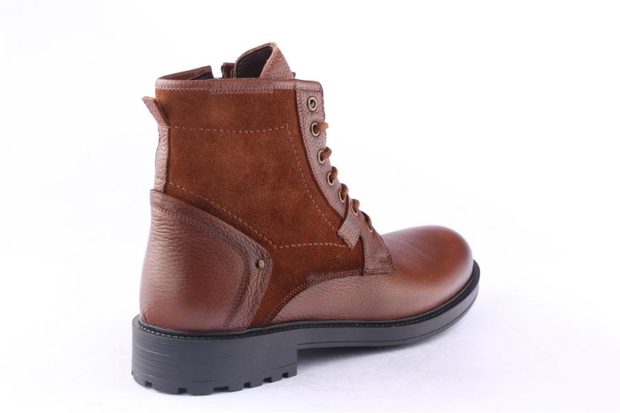 D.moro Shoes Men Leather Ankle Boots For Winter: M069 Tan (Wholesale)