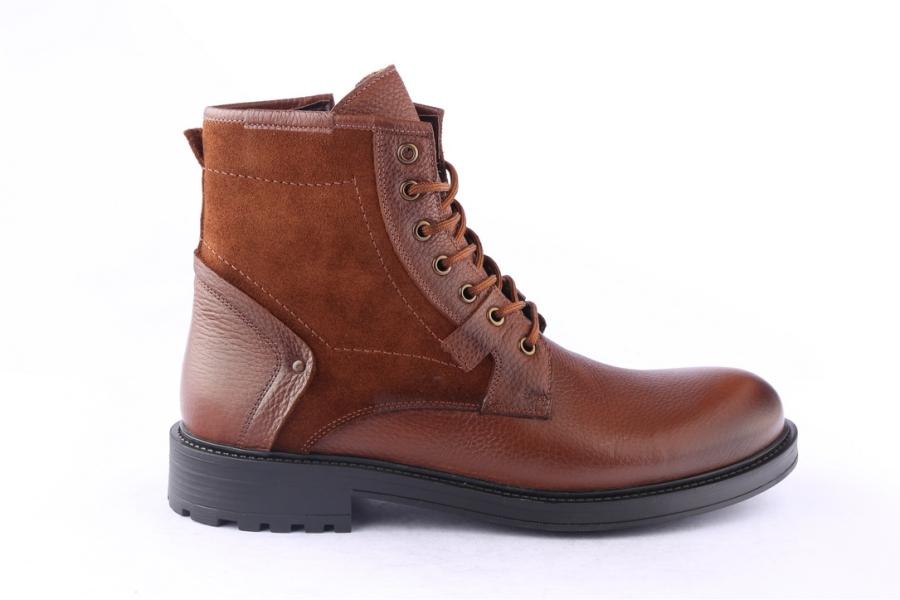 d.moro shoes Men Leather Ankle Boots for Winter: M069 Tan (Wholesale)