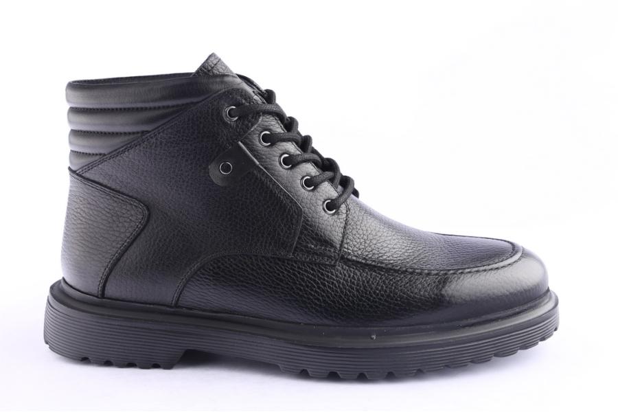 d.moro shoes Men Leather Ankle Boots for Winter: M071 Black (Wholesale)