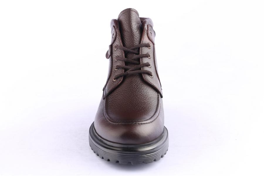 D.moro Shoes Men Leather Ankle Boots For Winter: M071 Brown (Wholesale)