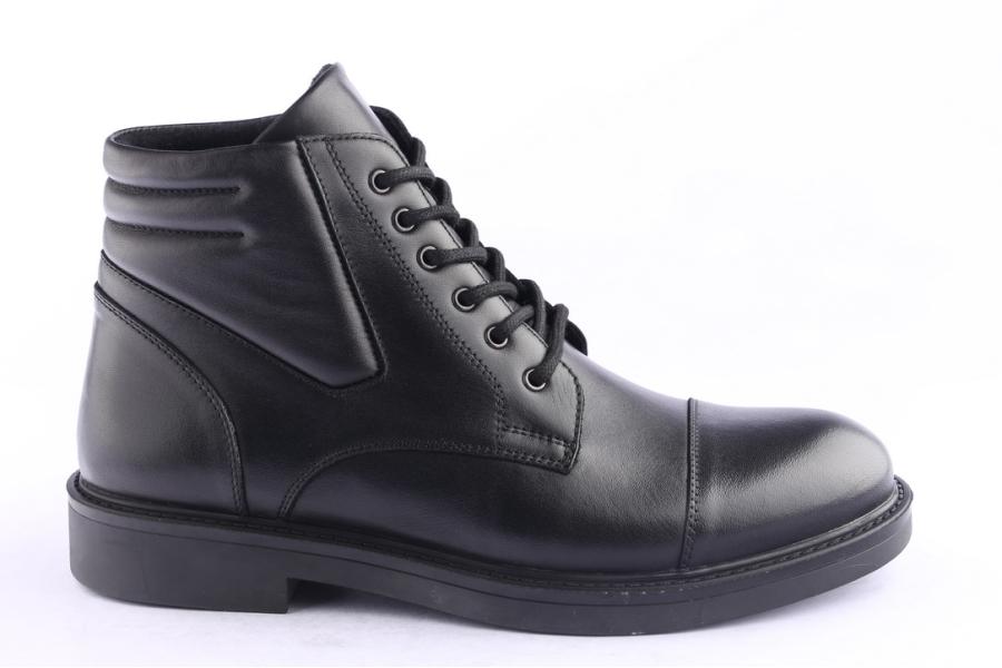 d.moro shoes Men Leather Ankle Boots for Winter: M086 Black (Wholesale)