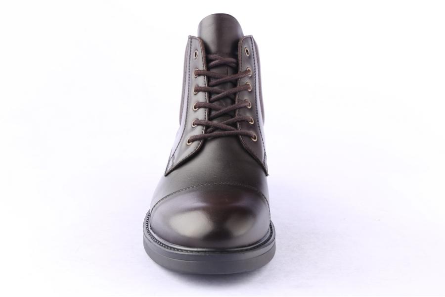 D.moro Shoes Men Leather Ankle Boots For Winter: M086 Brown (Wholesale)