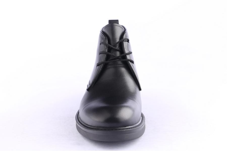 D.moro Shoes Men Leather Ankle Boots For Winter: M087 Black (Wholesale)