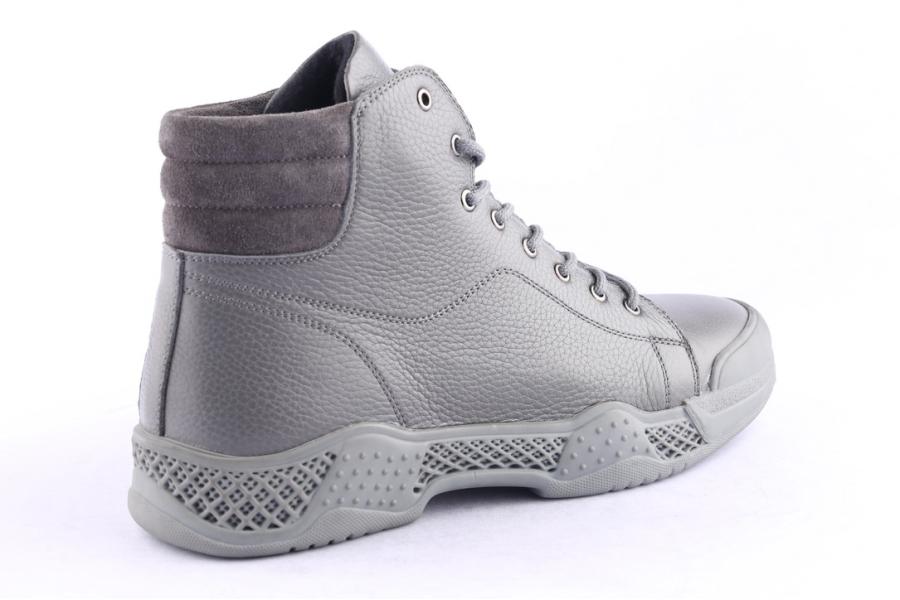 D.moro Shoes Men Leather Ankle Boots For Winter: M089 Grey (Wholesale)