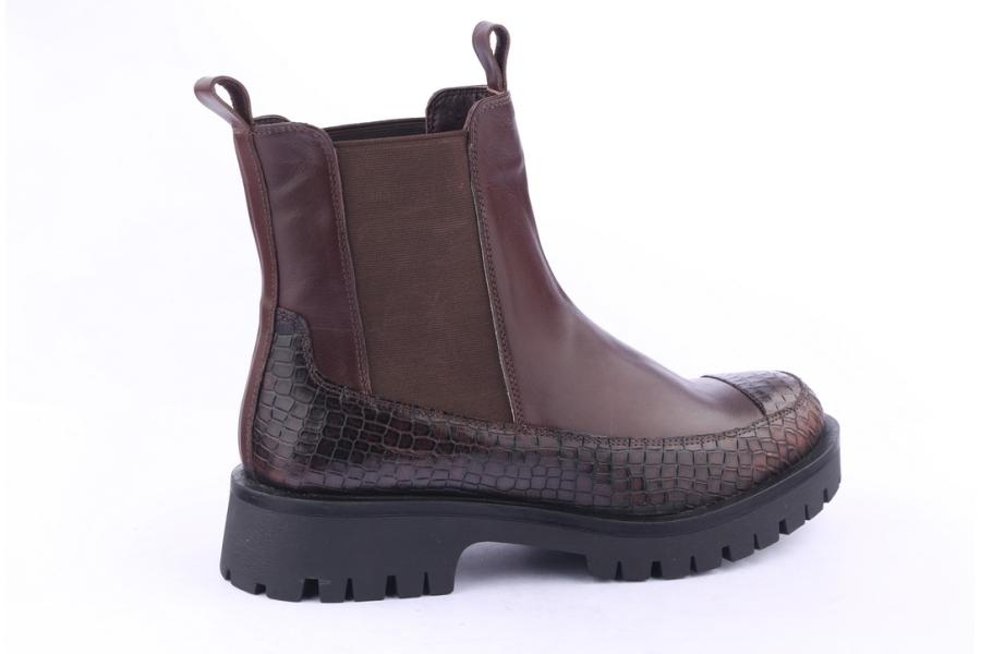 D.moro Shoes Men Leather Ankle Boots For Winter: M10 Brown (Wholesale)