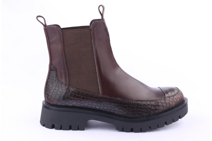 d.moro shoes Men Leather Ankle Boots for Winter: M10 Brown (Wholesale)