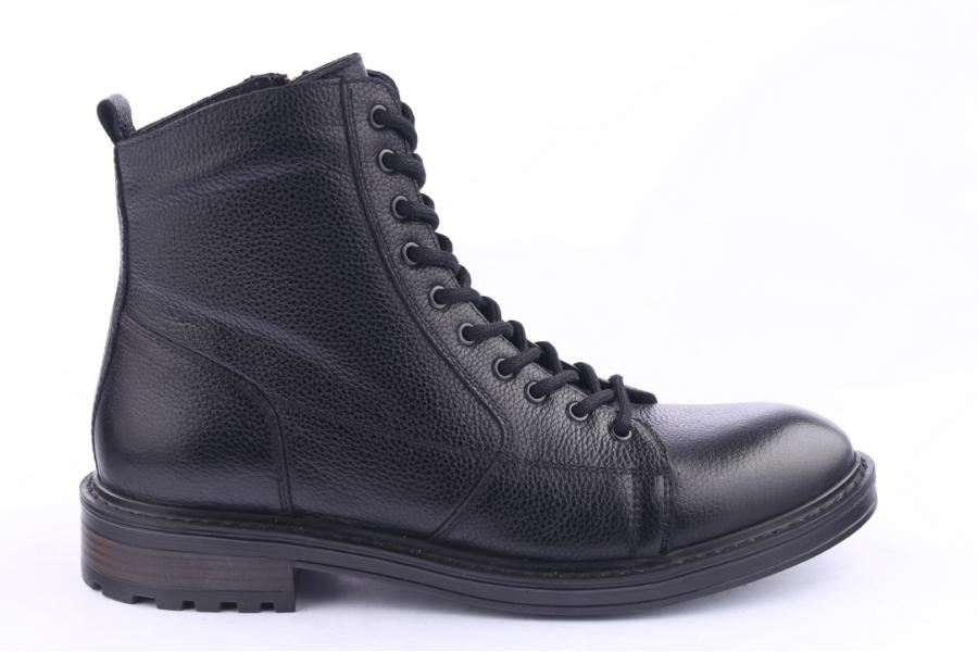 d.moro shoes Men Leather Ankle Boots for Winter: M11 Black (Wholesale)