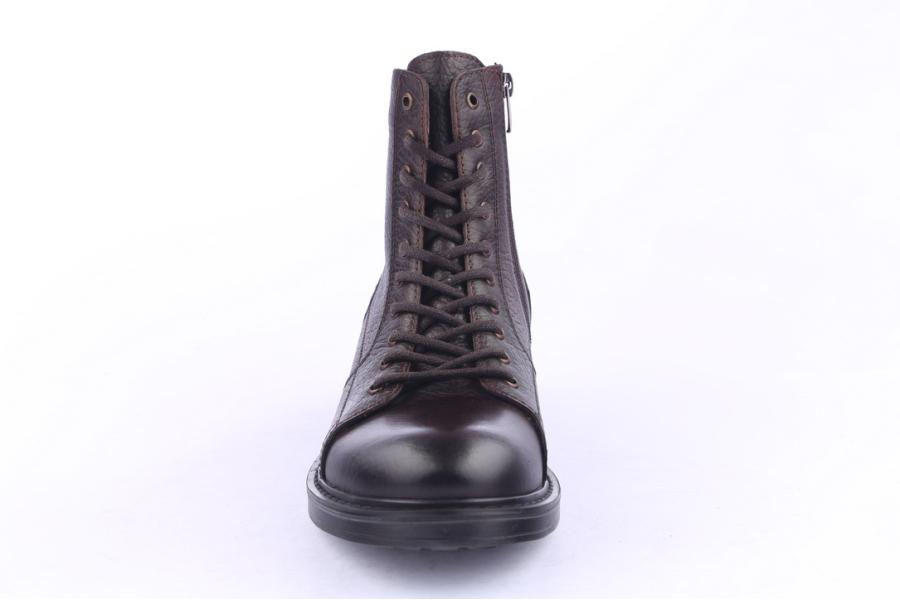 D.moro Shoes Men Leather Ankle Boots For Winter: M11 Brown (Wholesale)