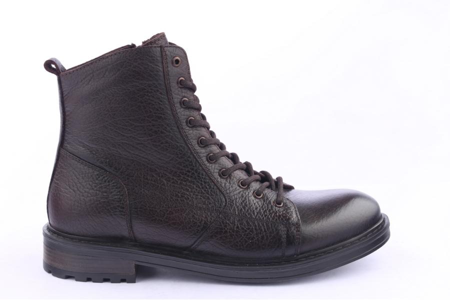 d.moro shoes Men Leather Ankle Boots for Winter: M11 Brown (Wholesale)