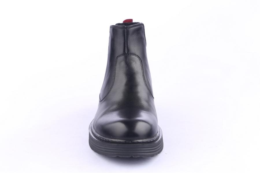 D.moro Shoes Men Leather Ankle Boots For Winter: M13 Black (Wholesale)