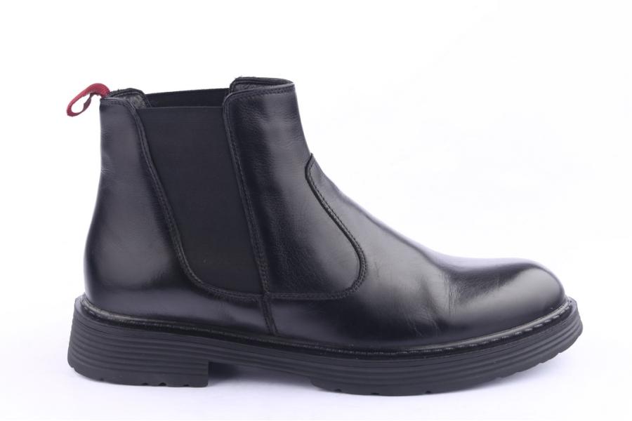 d.moro shoes Men Leather Ankle Boots for Winter: M13 Black (Wholesale)