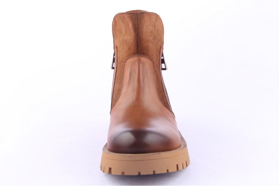 D.moro Shoes Men Leather Ankle Boots For Winter: M16 Tan (Wholesale)