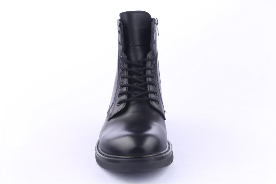 D.moro Shoes Men Leather Ankle Boots For Winter: M17 Black (Wholesale)