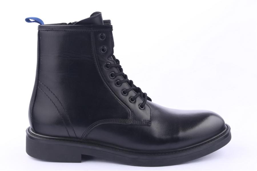 d.moro shoes Men Leather Ankle Boots for Winter: M17 Black (Wholesale)