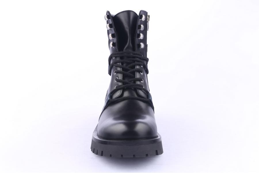 D.moro Shoes Men Leather Ankle Boots For Winter: M21 Black (Wholesale)