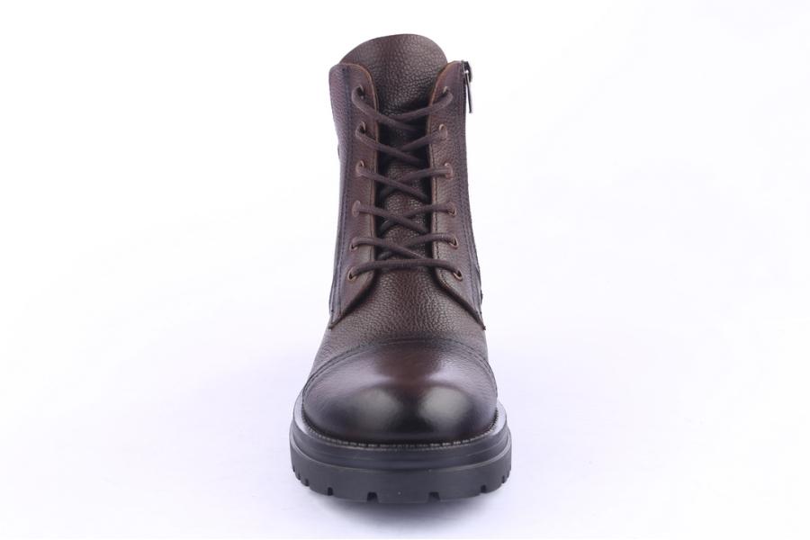 D.moro Shoes Men Leather Ankle Boots For Winter: M23 Brown (Wholesale)