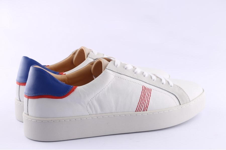 D.moro Shoes Men Leather Sneakers For Summer: 201021 White (Wholesale)