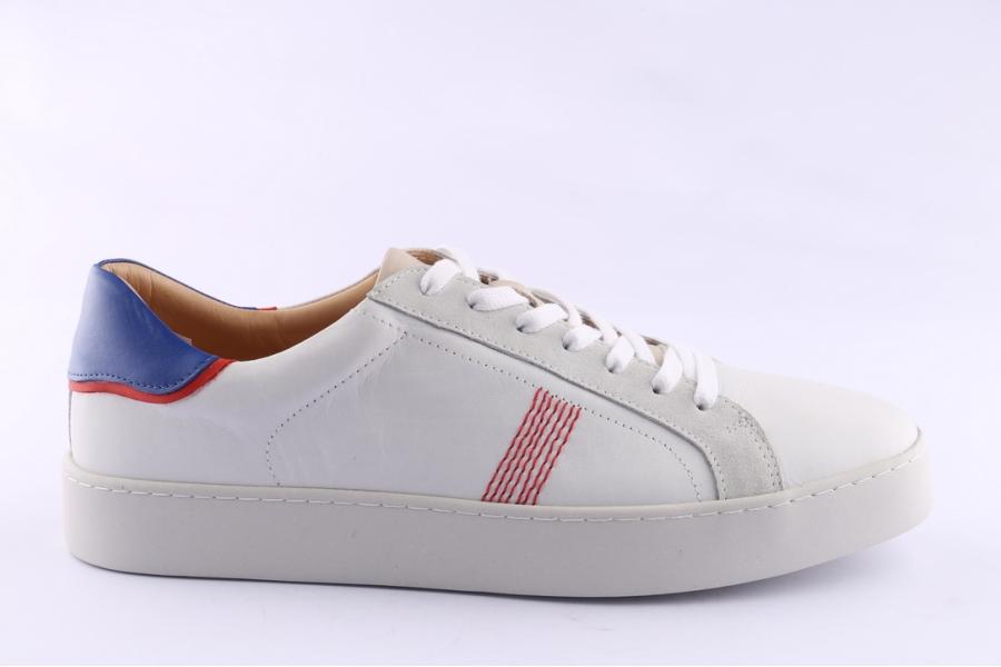 d.moro shoes Men Leather Sneakers for Summer: 201021 White (Wholesale)